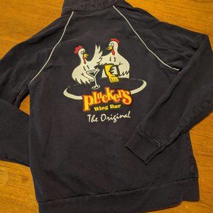 Pluckers Wing Bar Zip Up Sweatshirt Womens Med